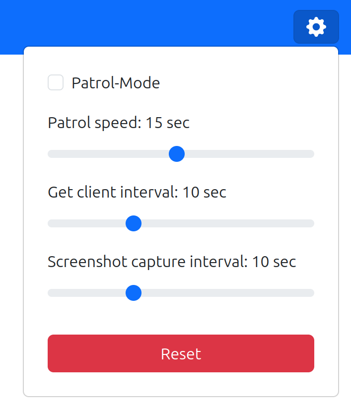 status report 2024 10 07 instructor frontend settings